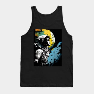 Astronaut Girl Tank Top